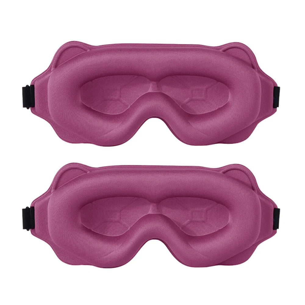 Luxury 3D Sleep Mask – Ultra-Soft Blackout Eye Mask for Restful Sleep, Travel & Relaxation