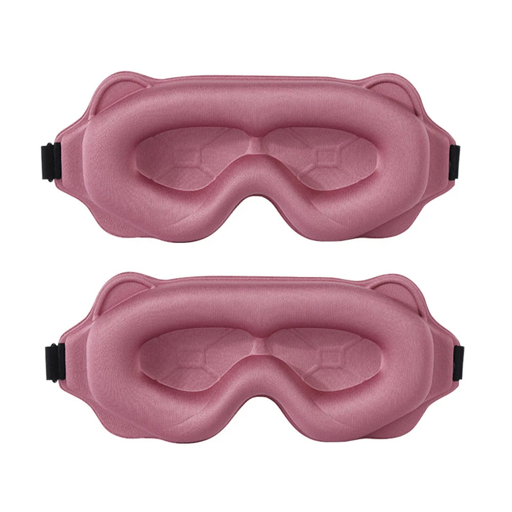 Luxury 3D Sleep Mask – Ultra-Soft Blackout Eye Mask for Restful Sleep, Travel & Relaxation