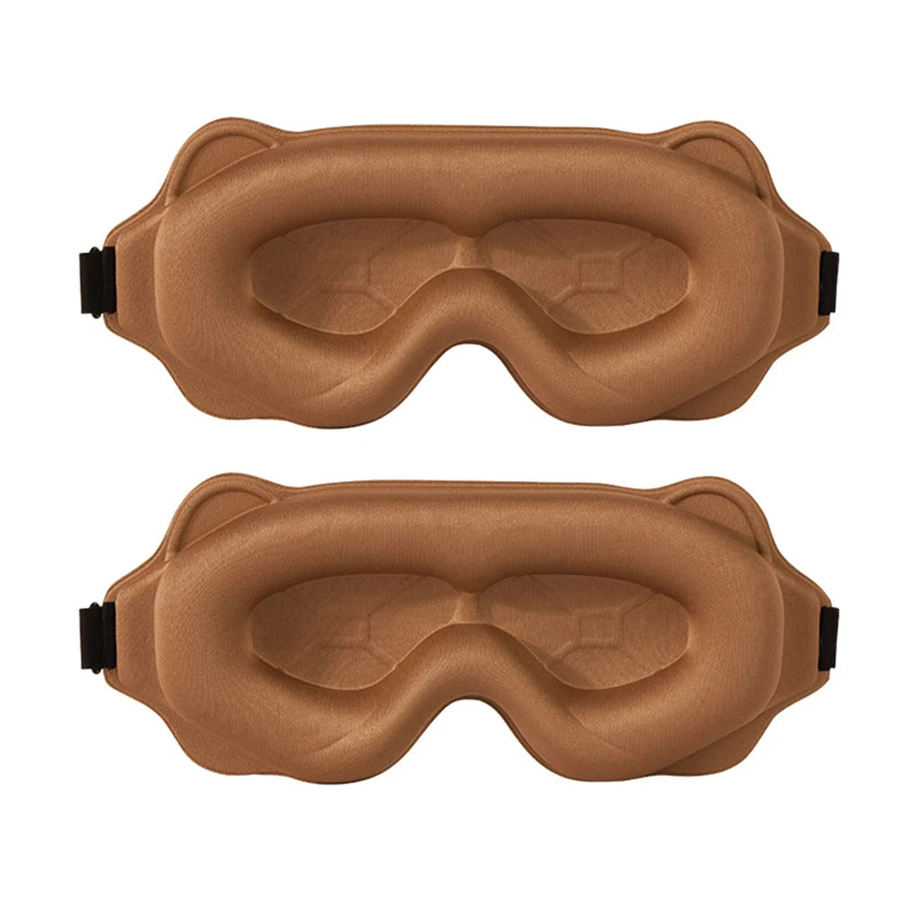 Luxury 3D Sleep Mask – Ultra-Soft Blackout Eye Mask for Restful Sleep, Travel & Relaxation