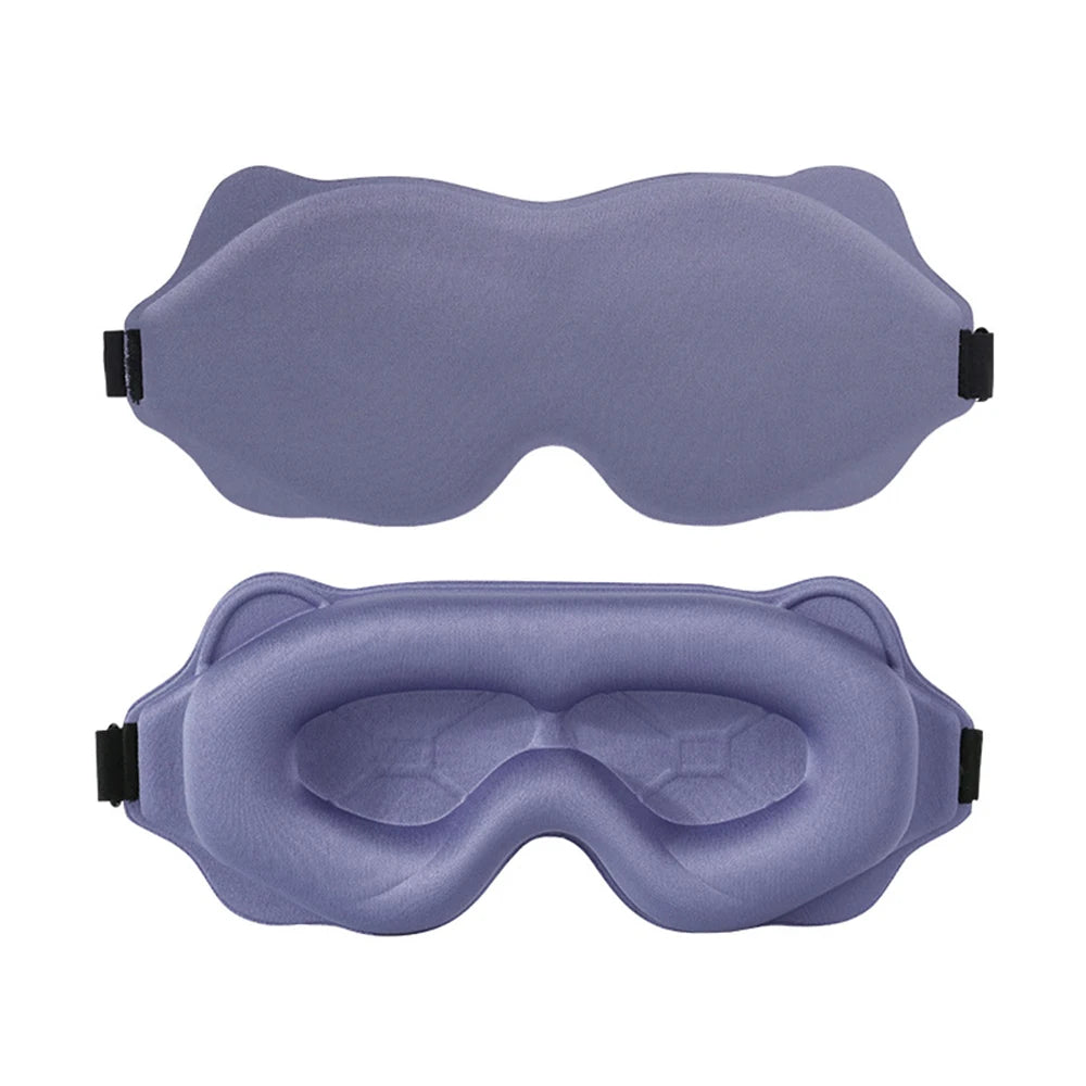 Luxury 3D Sleep Mask – Ultra-Soft Blackout Eye Mask for Restful Sleep, Travel & Relaxation