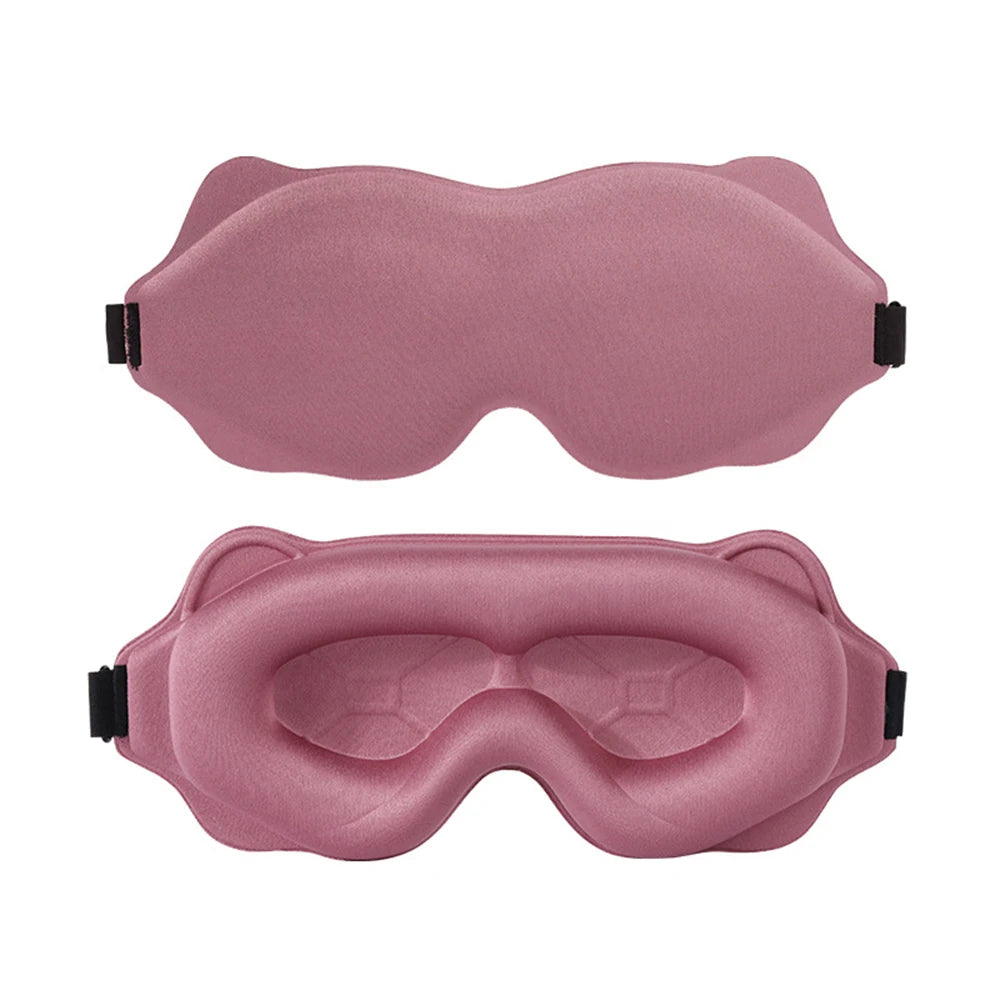 Luxury 3D Sleep Mask – Ultra-Soft Blackout Eye Mask for Restful Sleep, Travel & Relaxation