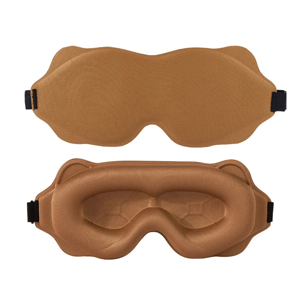 Luxury 3D Sleep Mask – Ultra-Soft Blackout Eye Mask for Restful Sleep, Travel & Relaxation