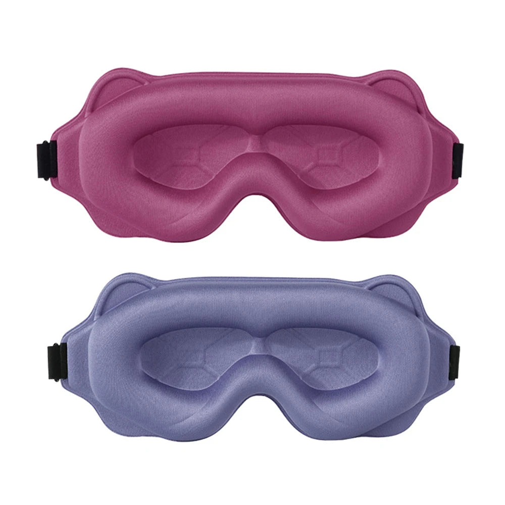 Luxury 3D Sleep Mask – Ultra-Soft Blackout Eye Mask for Restful Sleep, Travel & Relaxation