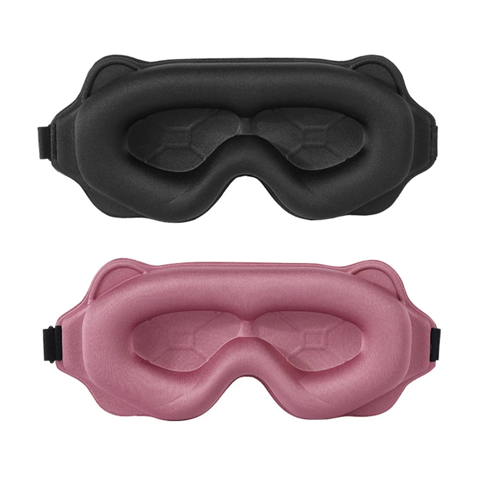 Luxury 3D Sleep Mask – Ultra-Soft Blackout Eye Mask for Restful Sleep, Travel & Relaxation