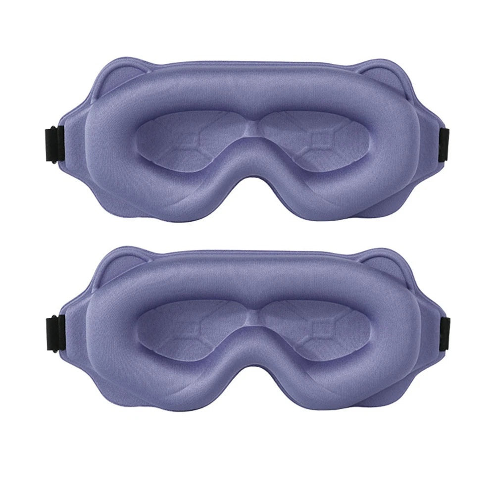 Luxury 3D Sleep Mask – Ultra-Soft Blackout Eye Mask for Restful Sleep, Travel & Relaxation